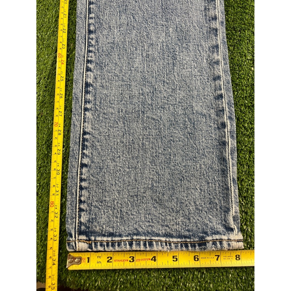 BKE Billie Slim Fit High Rise Classic Straight Leg Light Wash Jeans 28x34 - Picture 2 of 7